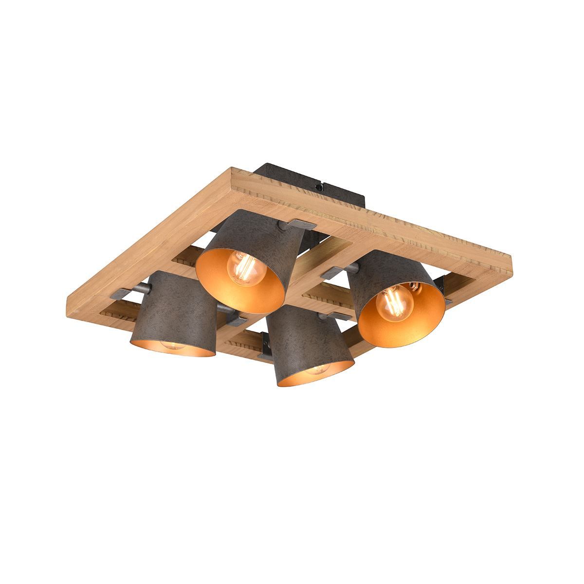 Lampadari & plafoniere: Deckenleuchte, Holz, 39 cm x 39 cm – Nuovo (secondo la descrizione) da Kreuzlingen venduto da Smart-Light 2