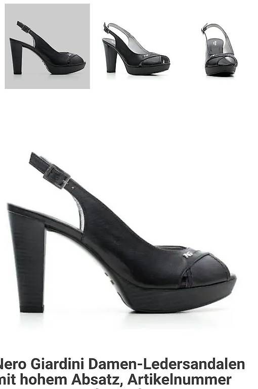 Scarpe da donna: Nero Giardini Sommerschuhe, grösse 39 – Usato da Roggliswil venduto da Amita59