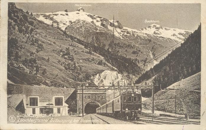 Cartoline postali: Goppenstein  VS / Eisenbahn/ Postauto VS  -  6 div. Karten – Usato da Brig venduto da Valcards54