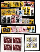 Soldatenmarken Kavallerie 1939&45  29 Marken + 2 Block