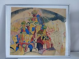 Frame Picture Kandinsky style framed art print 51x62cm
