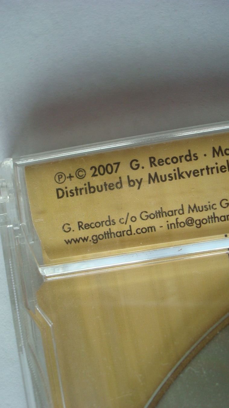CD: CD Singel Gotthard "the call" 2007 – Usato da Münchenstein venduto da Pesci6 1