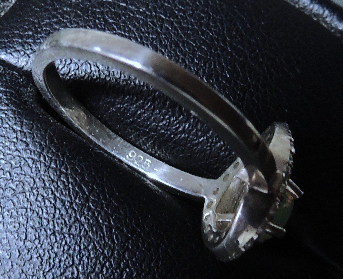 Anelli: Opal Silber 925 Fingerring Gr. 51 – Usato da Waldenburg venduto da schaller707 6