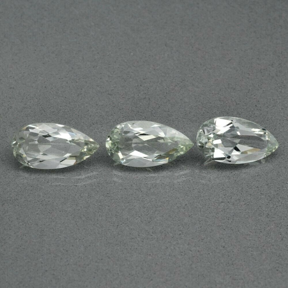 Pietre preziose: 11,07 ct  3 Quartz verts naturels – Usato da Carouge GE venduto da Crystal_Energy