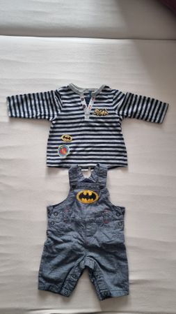 Ensemble Batman bébé taille 1-3 mois - 2 pièces
