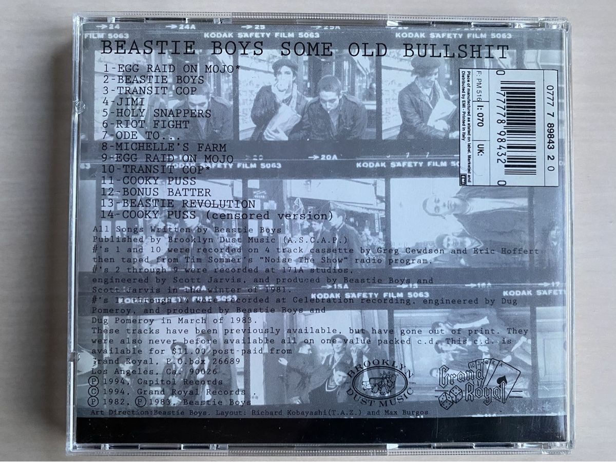 CD: Beastie Boys - Some Old Bullshit CD – Usato da Oberried Brienz venduto da Chyara 1