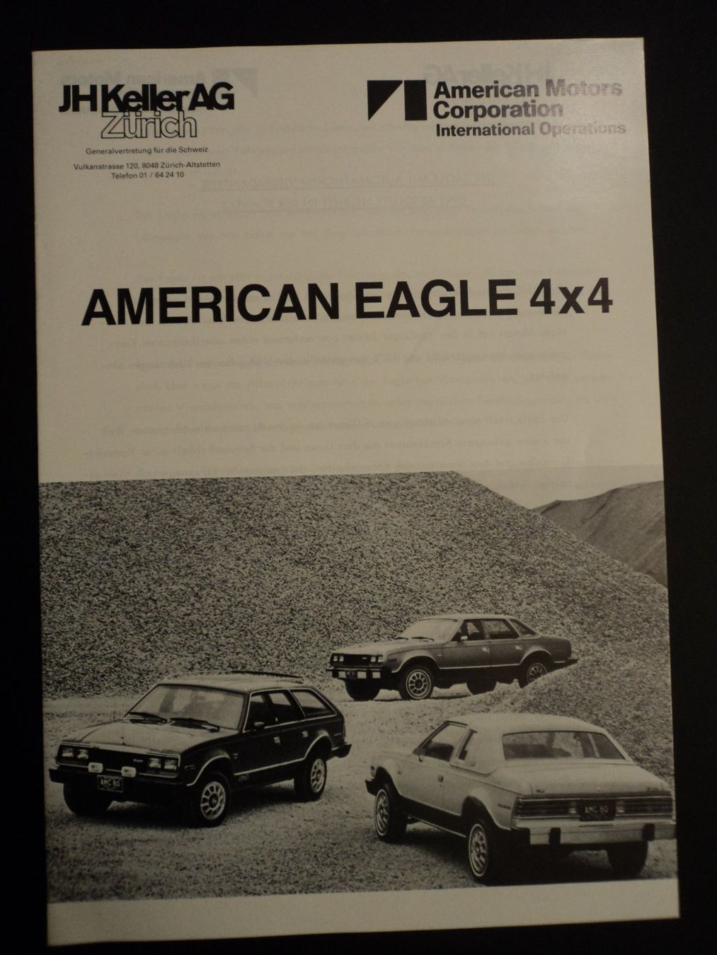 Amc Sonstiges zum Sammeln & Seltenes: Prospekt AMC American Eagle 4x4 1980 – Gebraucht aus Schwarzenburg von  1
