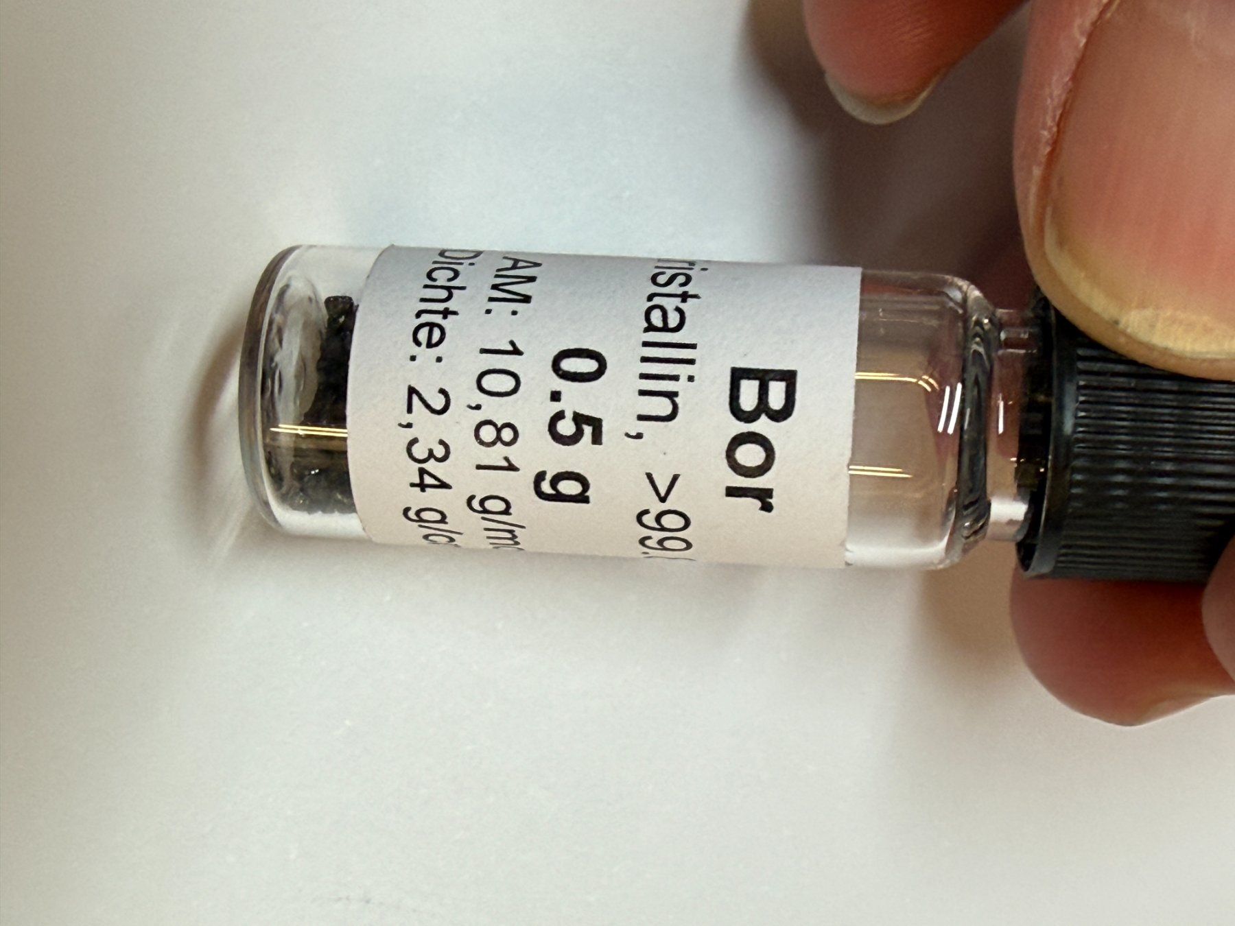 Minerali & Pietre curative: Bor, kristallin, 0,5 g – Nuovo e nell'imballaggio originale da Lützelflüh-Goldb venduto da Elementis 3