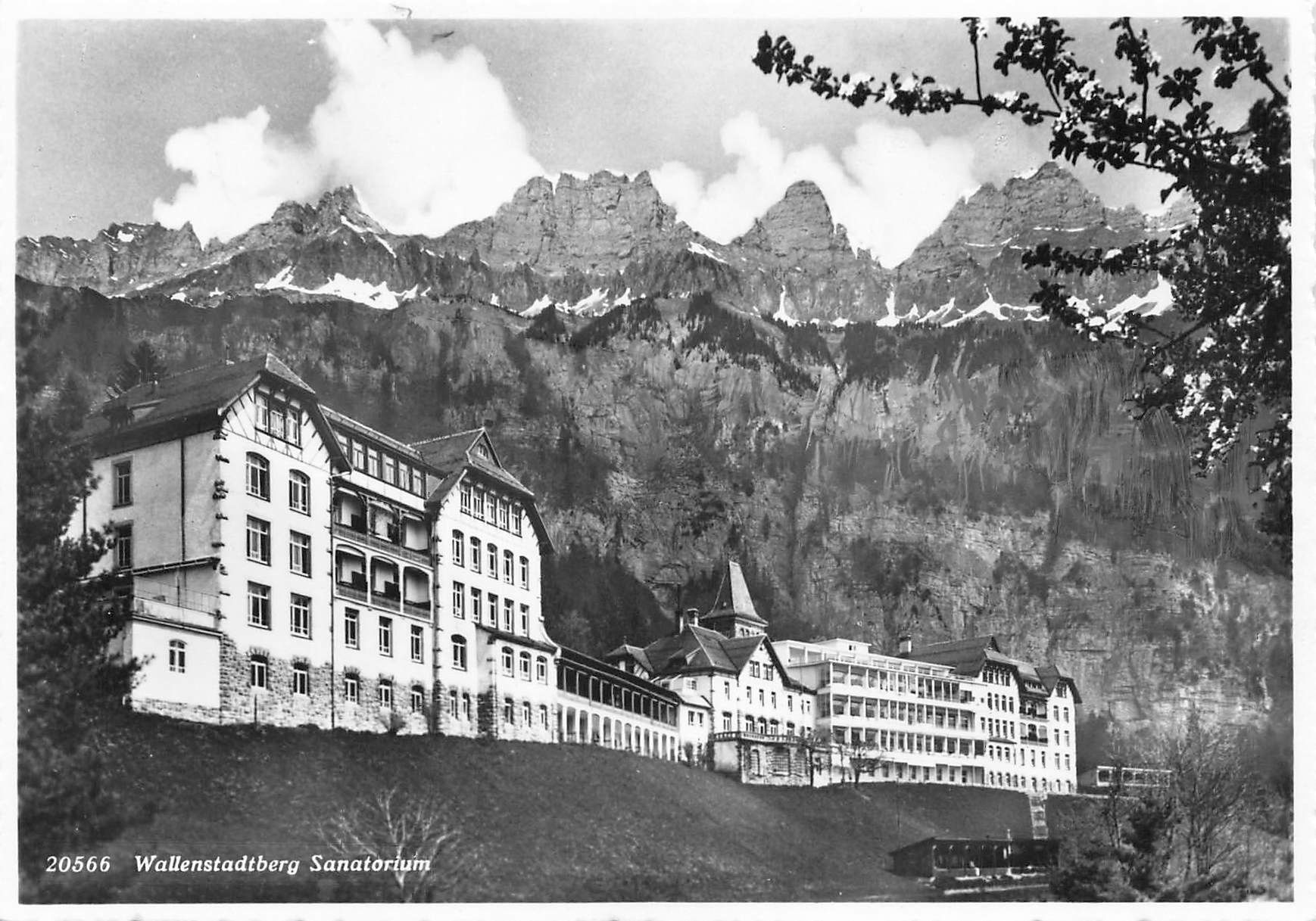 Cartoline postali: Wallenstadtberg Sanatorium G – Usato da Biasca venduto da Blenio71