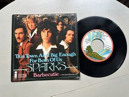 SPARKS tolle Single This town ain't big enoug 70's Kult Glam