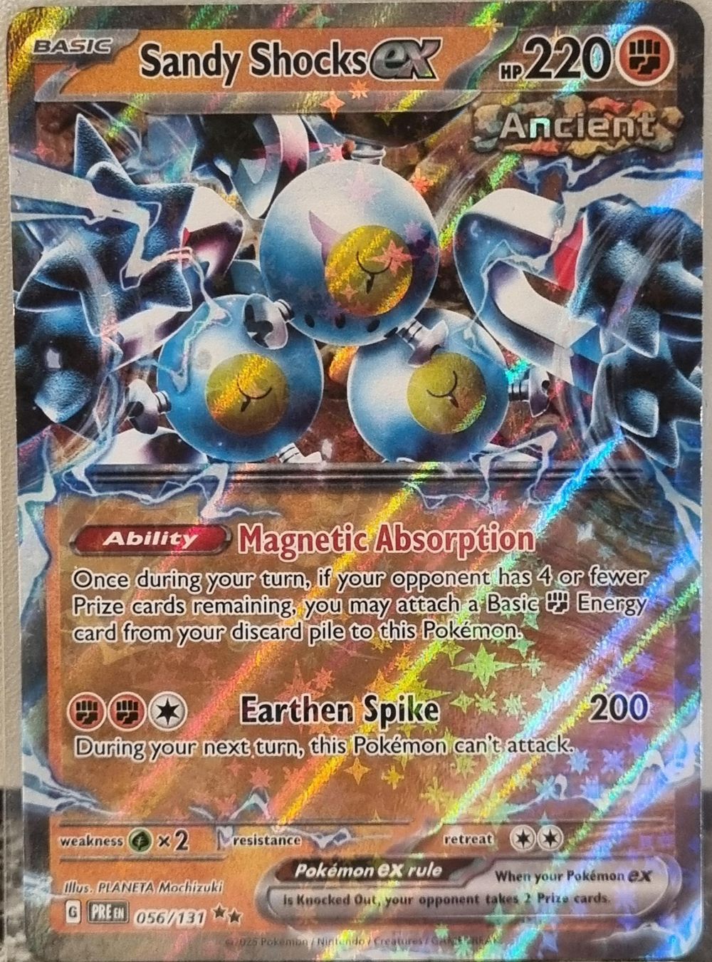 Pokémon Sammelbilder & Trading cards: Sandy Shocks ex 🇺🇸 - PRE-056 - Prismatic Evolutions – Gebraucht aus Bern von NeoSatoshi