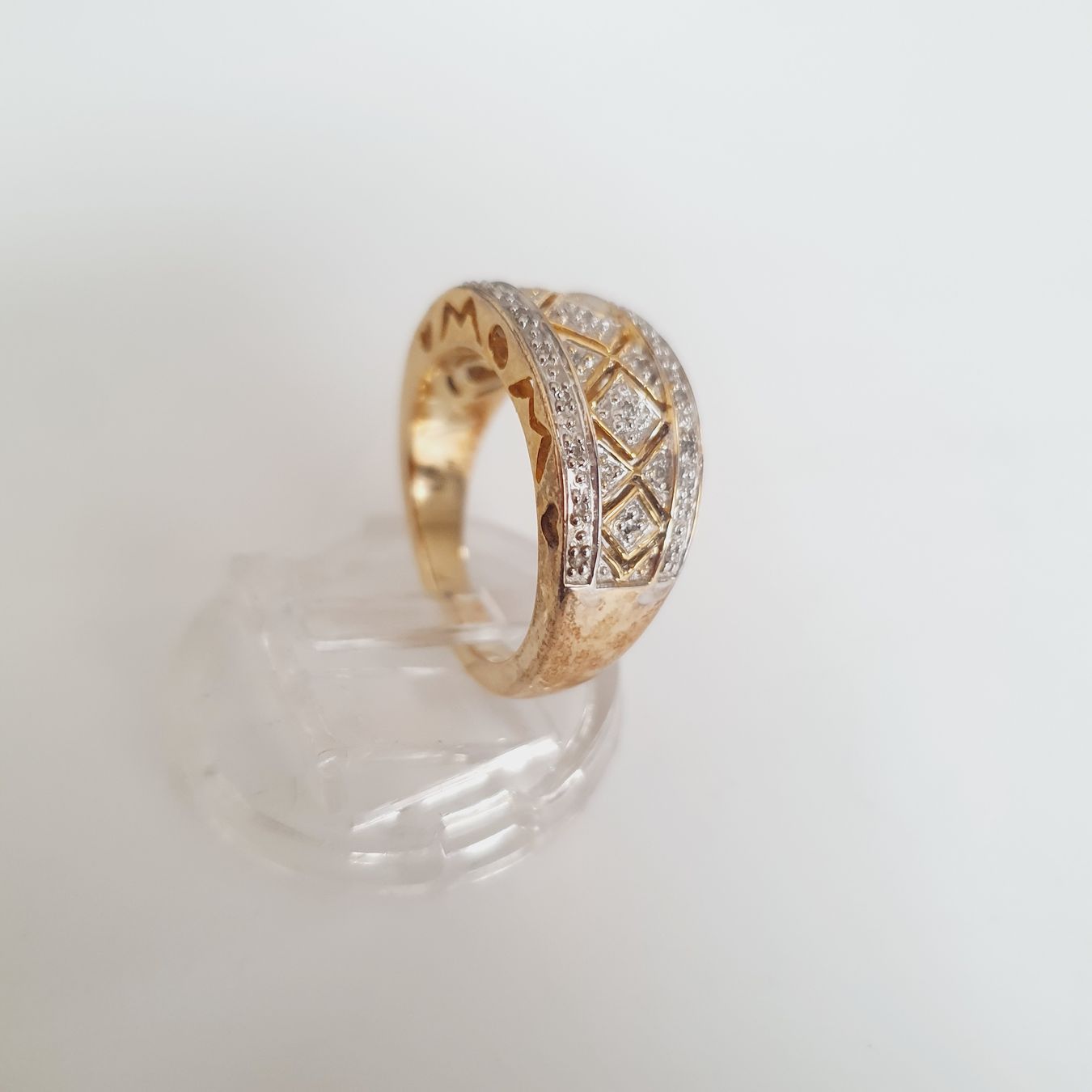 Anelli: Silber Ring 925 in Gold Grösse 17.4 mm, – Usato da Kreuzlingen venduto da Wunderkiste123 8