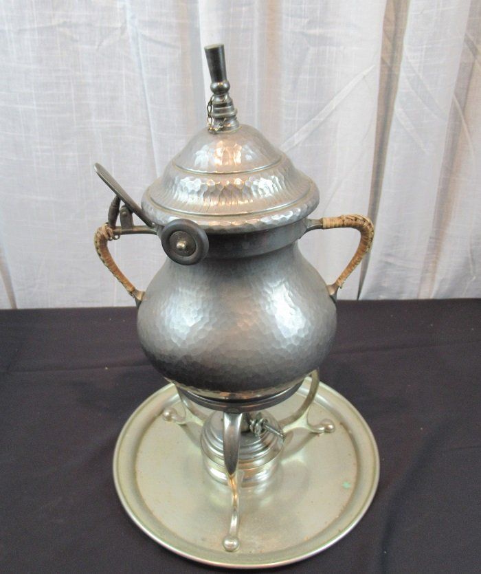 Teiere: Samowar mit Brenner antik – Usato da Flums venduto da Flumsantik 3