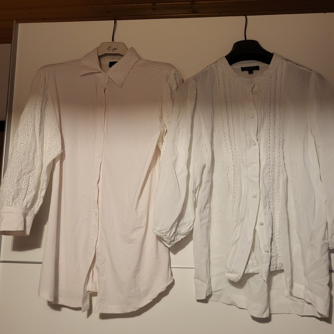 Blusen: Mooij & Selected weisse Sommerbluse, Gr.S & 38 – Gebraucht aus Malans GR von caroline_F.85