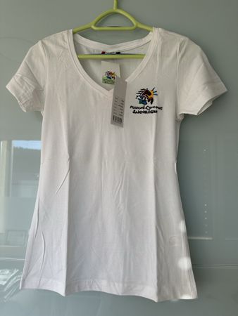 T-shirt blanc neuf, taille S/36, idéal pour l'été!