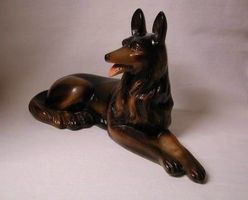 Schäferhund Keramik  1940/50