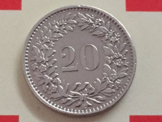 Tutti le monete: 20 Rappen 1967 ss-vz – Usato da Elsau venduto da herbybay 1