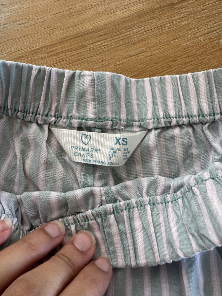 Primark Pantaloni: short fluide rayé vert d’eau & blanc primark taille XS – Nuovo (secondo la descrizione) da Lonay venduto da nei_79jc 1