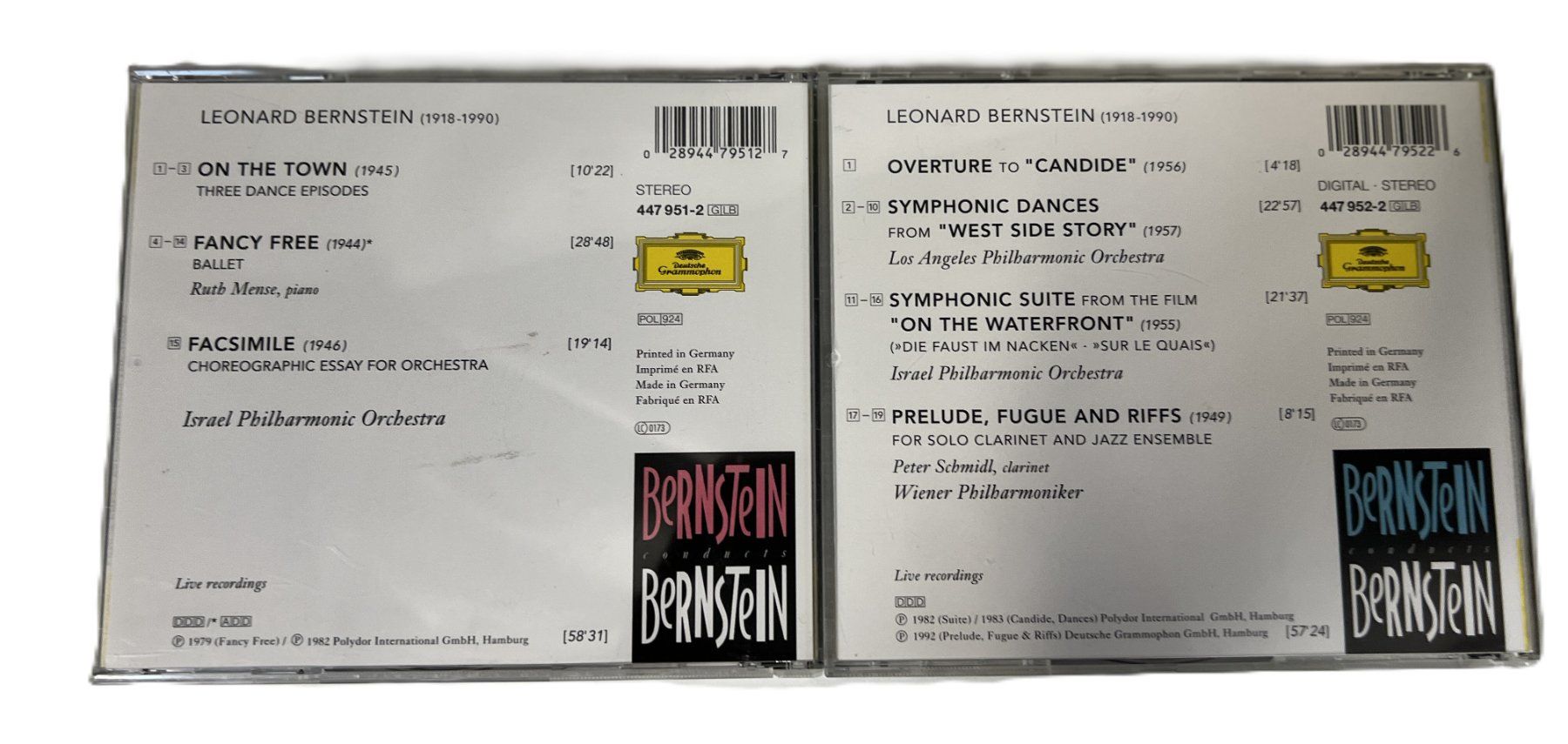 CD: Leonard Bernstein CD Set – Usato da Zürich venduto da Drahtzug 5