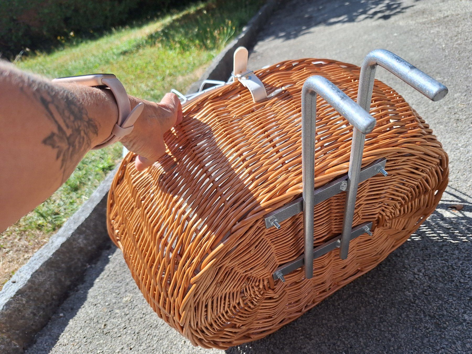Cucce & Letti: Hunde-Velokorb panier chien vélo Aumüller – Usato da Vendlincourt venduto da Rodavlas 1