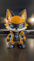 Cyber Fox 3D Multicolor | Figura Geek Premium Kawaii