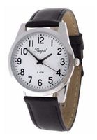 Elegante Herren-Quarzuhr mit Lederarmband