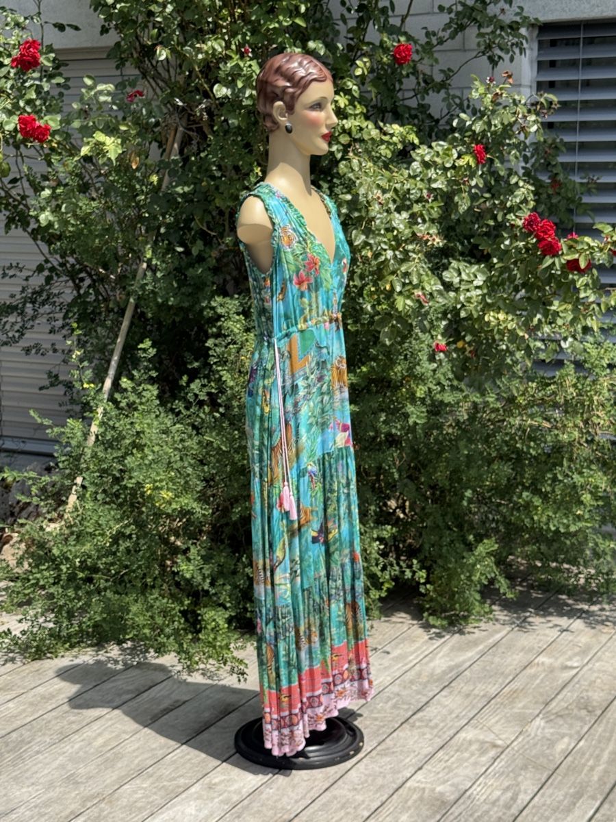 Vestiti: Max-Sommerkleid im Dschungelprint Gr. 38 – Usato da Lostorf venduto da Ka_schmi 2
