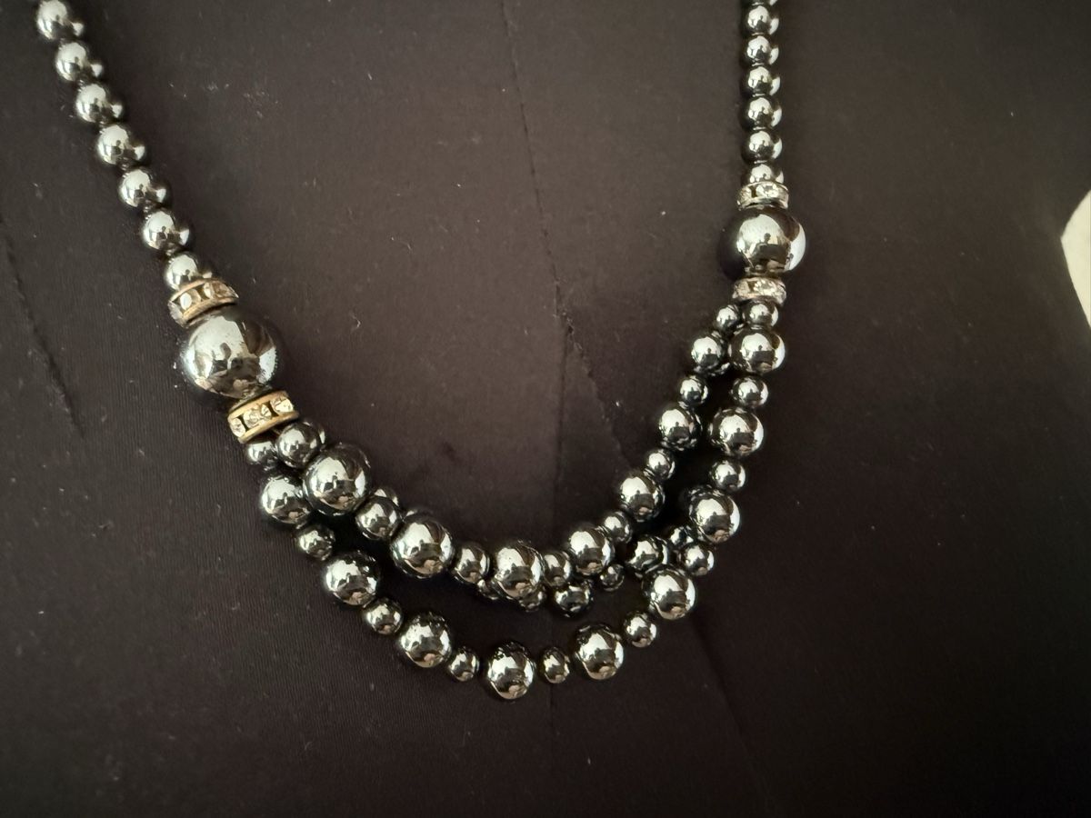 Catenine: Hämatit Kette Vintage – Usato da Lamone venduto da LaCantinaMagica 5