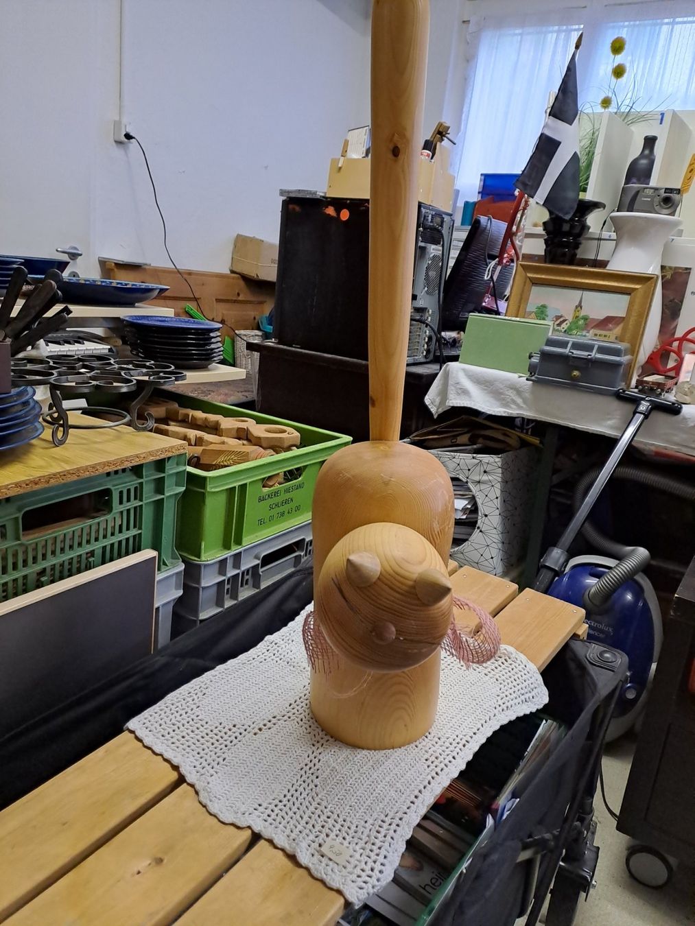 Statuette: Holzkatze Dekoration – Usato da Zürich venduto da Schoebi19 2