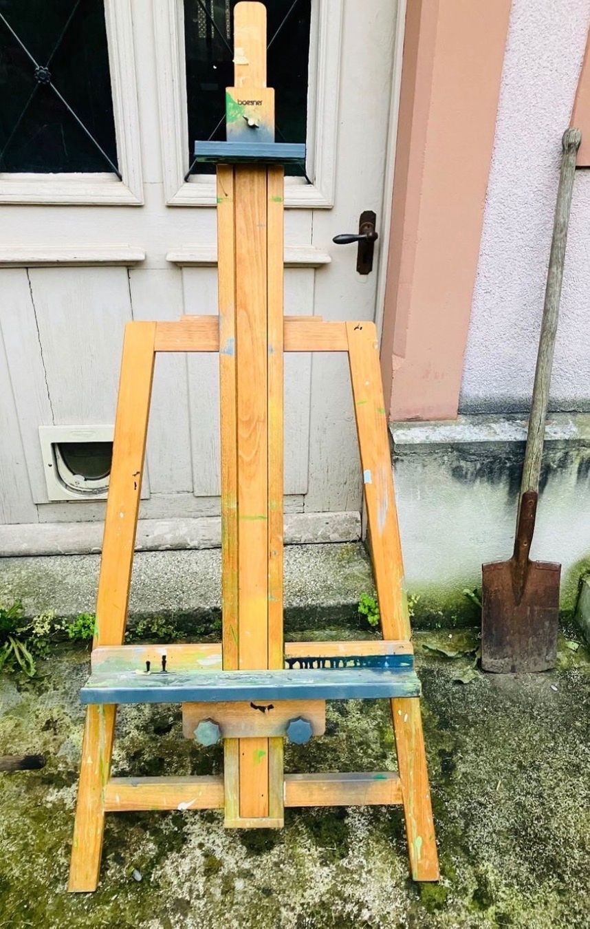 Cavalletti: Staffelei Atelier – Usato da Basel venduto da Pferdiboot 1