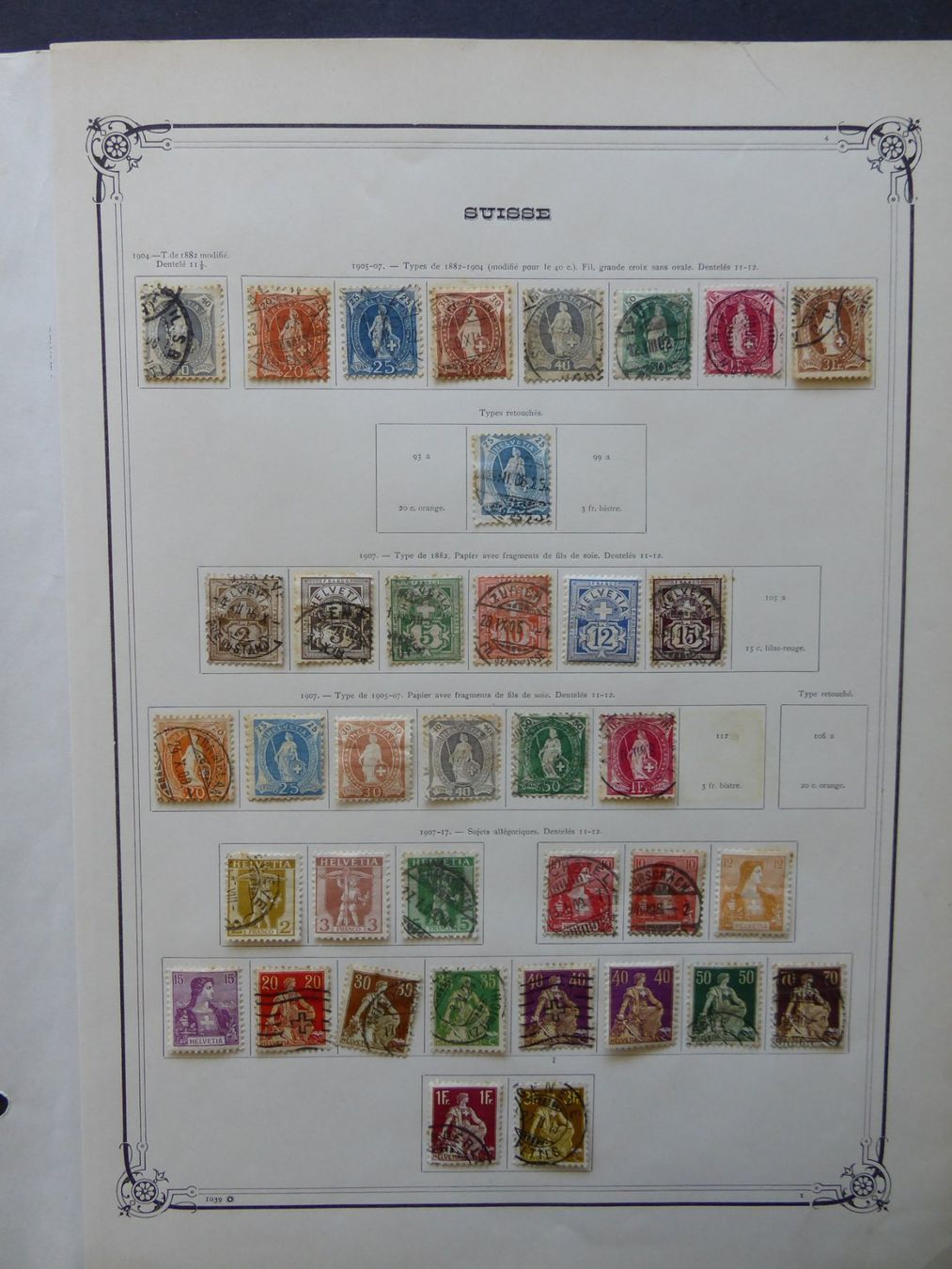 Tutti i francobolli: Gestempelte Sammlung ab Rayon / Strubel – Usato da Horw venduto da pilatusmail 3