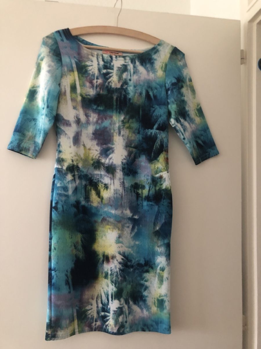 Vestiti: Robe courte imprimée turquoise – Nuovo (secondo la descrizione) da Onex venduto da kattrina
