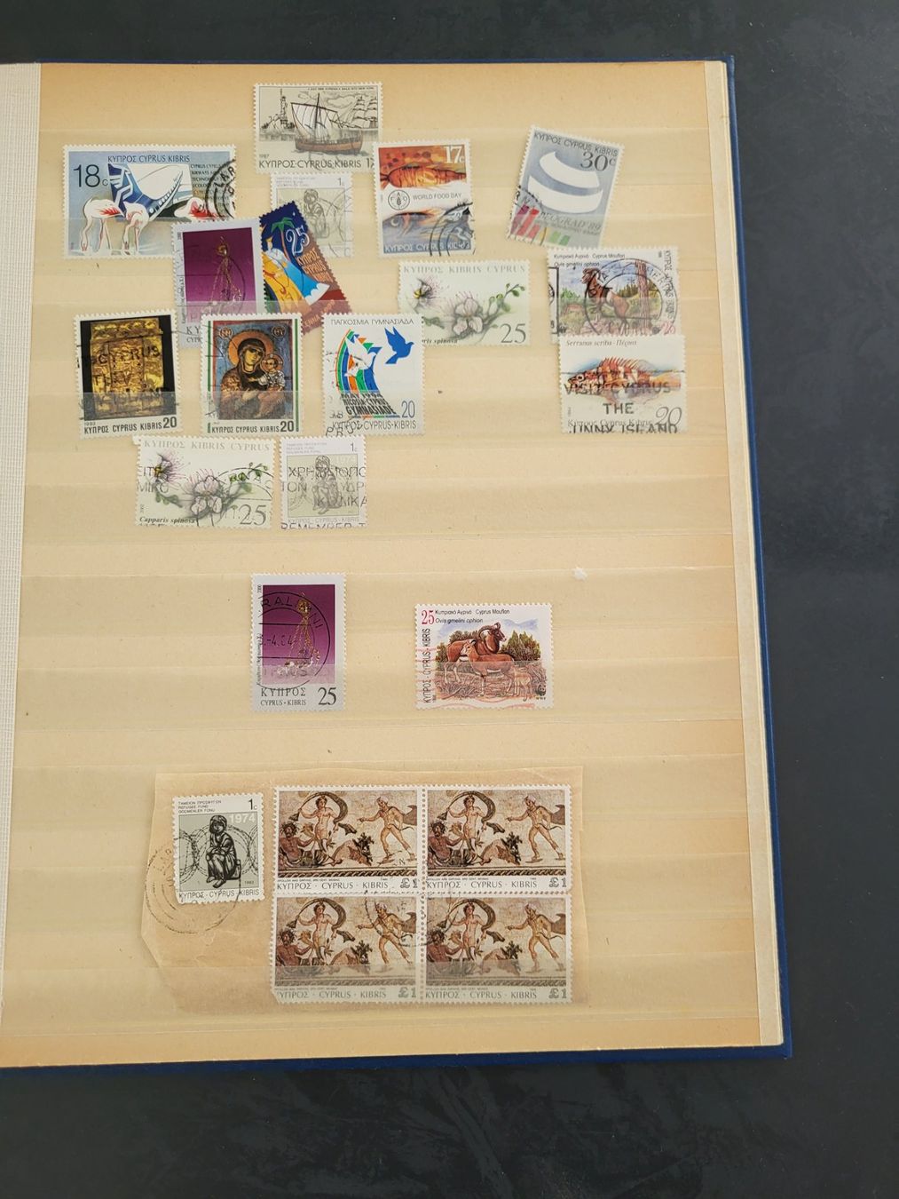 Alle Briefmarken: Sammlung Album Griechenland & Zypern – Gebraucht aus Rümlang von Turrin 7