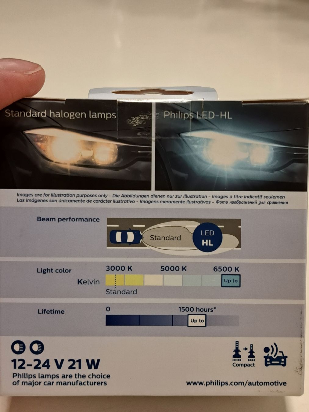 Philips Lampade: Philips Led  H7 oder H4 - HL H4 12V 24V 21W – Nuovo e nell'imballaggio originale da Emmenbrücke venduto da Qalku.live.it 1