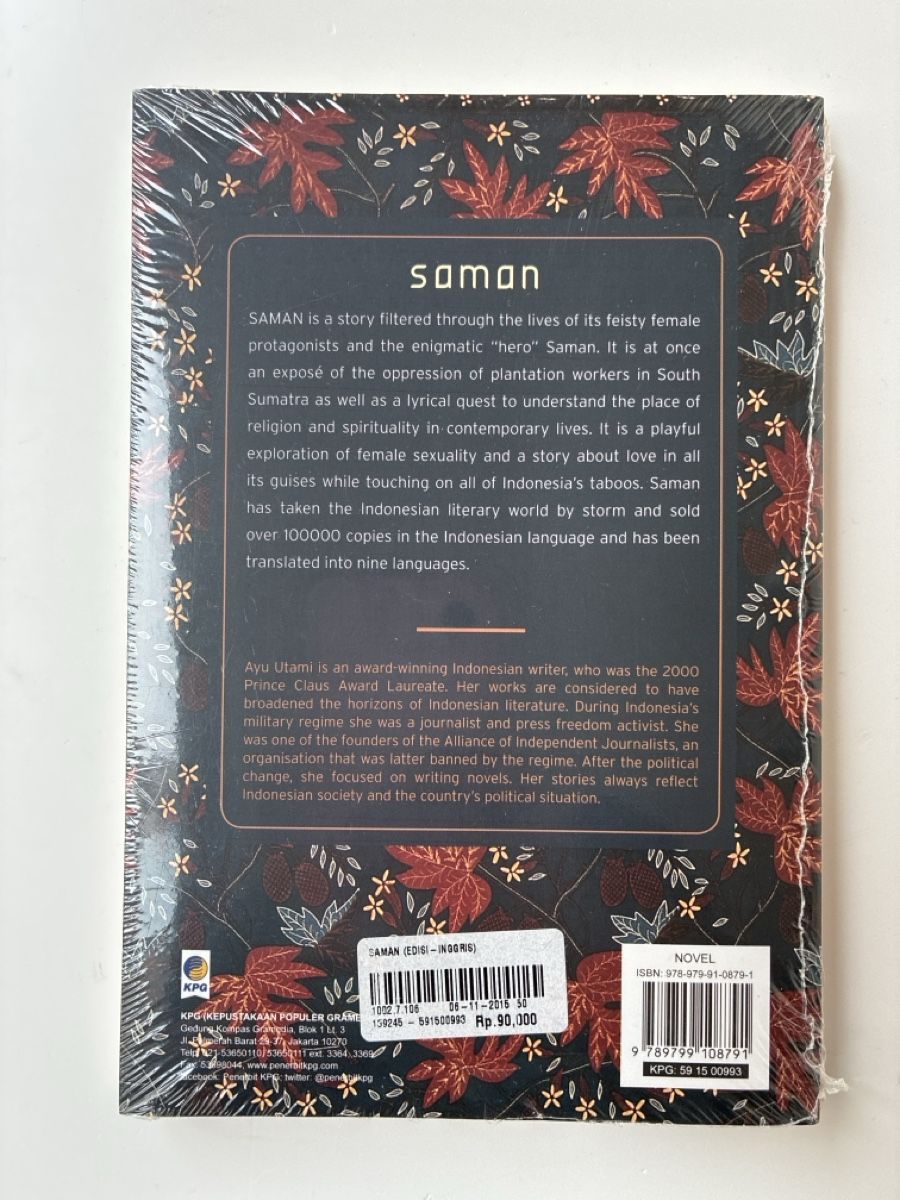 Bücher: Saman - by Ayu Utami  – Neu und originalverpackt aus Lucens von metaD 1