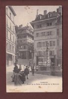LAUSANNE - Place de la Palud - 1919 CPN
