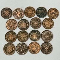 Schweiz - Sammlung 2 Rappen 1900 - 1941 
