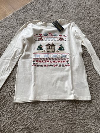 POLO RALPH LAUREN Langarmshirt L (12-14) neu mit Etikett