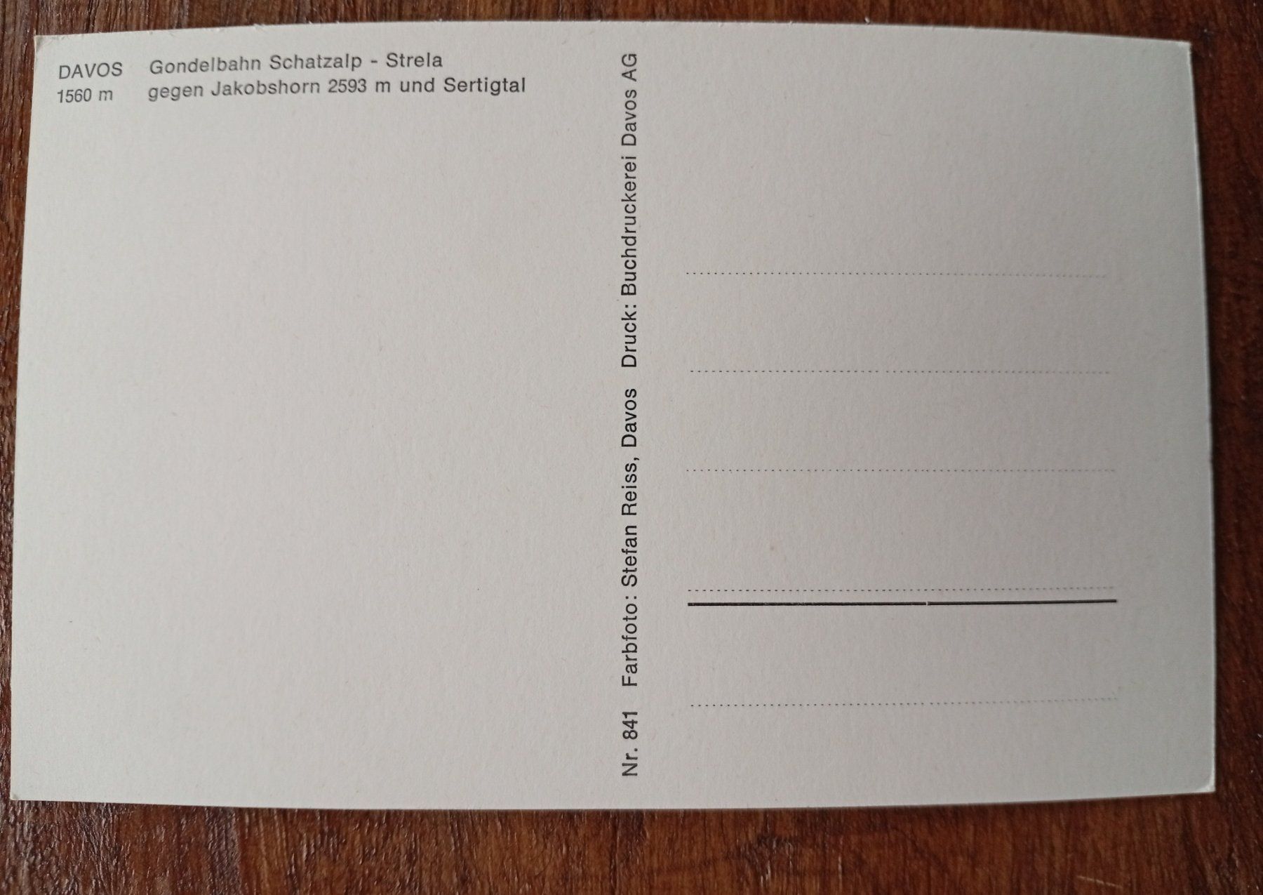 Cartes postales: Davos – D'occasion à Perrefitte par 36B 1