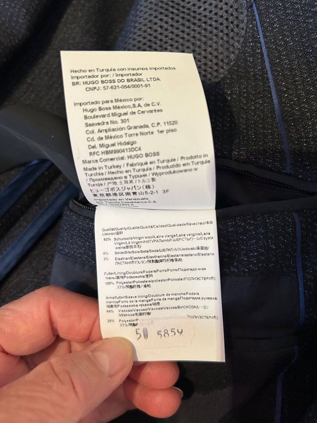 Hugo Boss Giacche: Herren Veston Grösse 50, Hugo BOSS – Usato da Gutenswil venduto da walker60 7