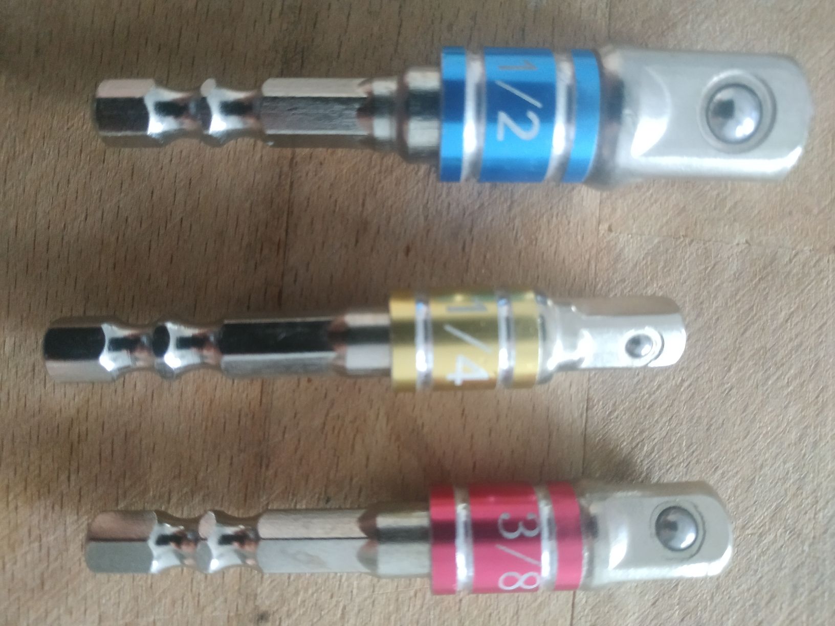 Tutti gli attrezzi: * Socket Adapter Set 1/4, 1/2 und 3/8 – Nuovo e nell'imballaggio originale da Münchenbuchsee venduto da Daniel0133