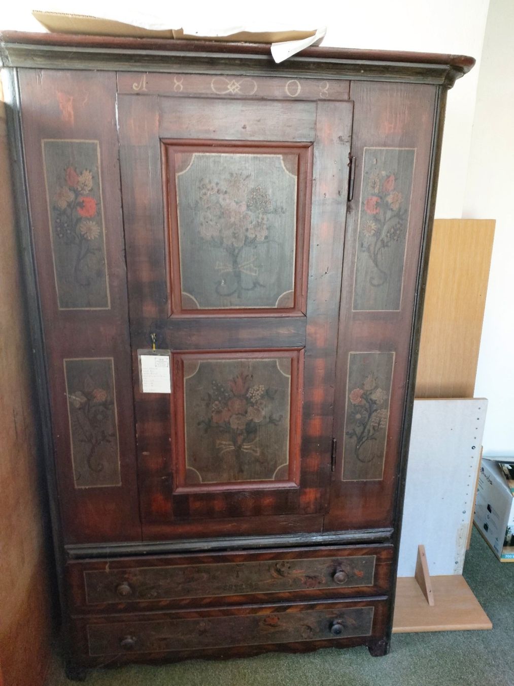 Armadi: Barock Schrank (Originalmalerei) – Usato da Stäfa venduto da MichaelHiu