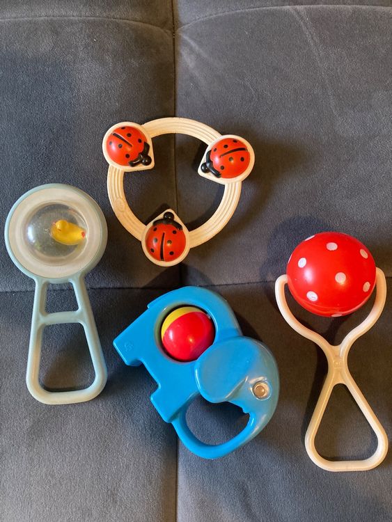 Plastik Spielzeug Vintage Retro Marienk fer Punkte Gebraucht 