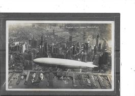 Zeppelin 1931 über Manhattan/New Jork USA