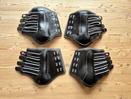 4 Leder-Gamaschen Lanz Anliker / Gr. 1 (Warmblut)