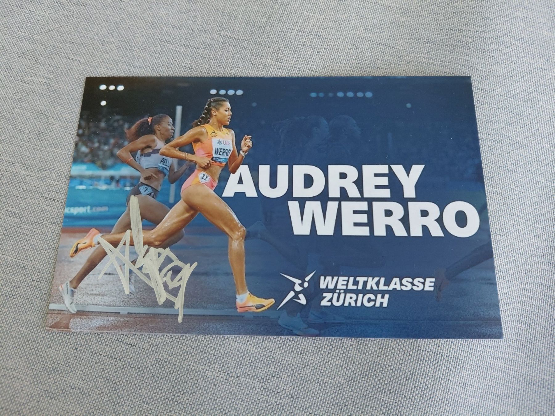 Autografi: Autogramm Audrey Werro – Usato da Schmerikon venduto da Olympia04