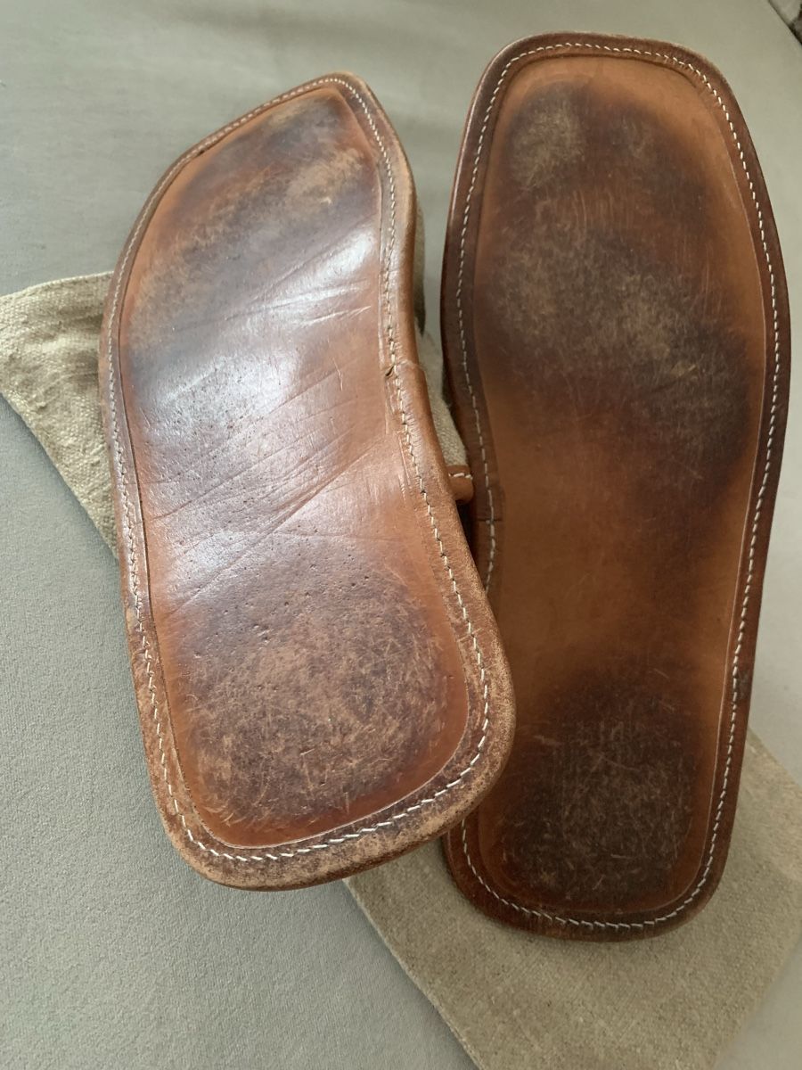 Scarpe da uomo: Maenner extravagante Leinen Pantoffel – Usato da Bergdietikon venduto da zor_856j 2