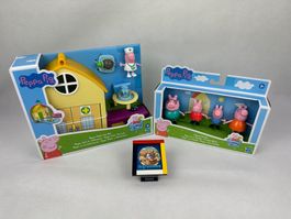 Hasbro Peppa Wutz Haus Peppa beim Tierarzt + Figurenset NEU