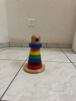 Stapelspielzeug (Leuchtturm) aus Holz