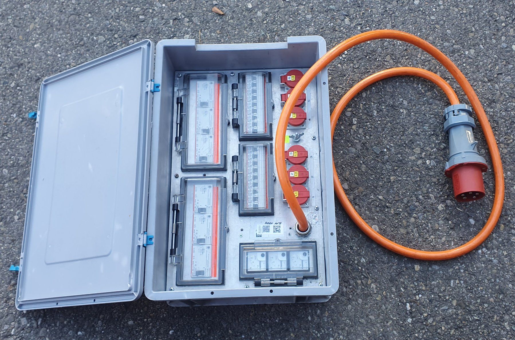 ABB Elettrotecnica: Baustromverteiler- Anschlussschrank, mobil, ABB/SMISSLINE, 6 – Usato da Winterthur venduto da BauTeilLaden2000 7